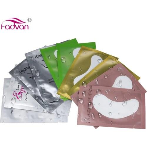 50/100 Pairs Eye Patch Lashes Extension Paper Patches Under Eye Pads Lash Extension Paper Patches Eye Tips Sticker Wraps Tools