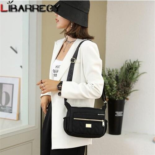 Casual Crossbody Shoulder Bag Women Bag Nylon Waterproof Messenger Bags for Ladies 2021 New Fashionable Multifunctional Handbags
