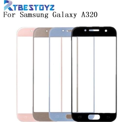 RTBESTOYZ 4.7" High Quality New Replacement Touch Panel Glass Front Glass Lens For Samsung Galaxy A3 2017 A320 A320F