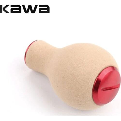 Kawa New Fishing Reel Handle Knob EVA Knob Length 46mm Fishing Reel Accessory Weight 9.5g/pc Many Colors For Choose