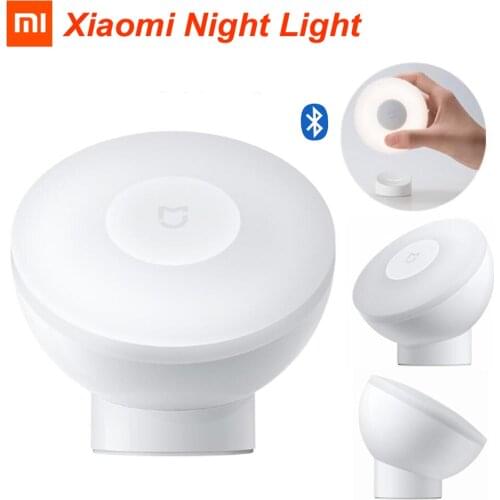 Xiaomi Mi Mijia LED Night Light 2 Bluetooth Version Magnetic Attraction Lamp 360 files Adjustable Infrared Body Motion Sensor
