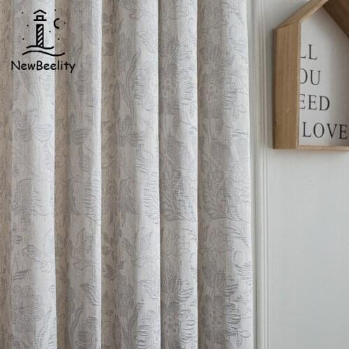 Jacquard fabric curtains curtains for Living room dining room bedroom curtains pure dark pattern