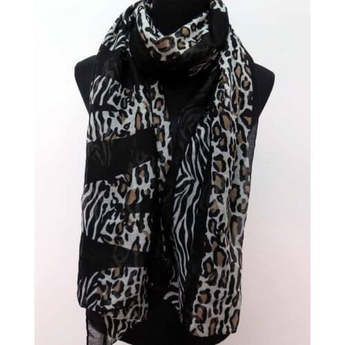 10pcs/lot Lady Leopard Print Womens Long Scarf, Free Shipping