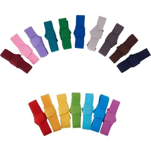 10 Strands Colored Flat Elastic Rubber Band 20mm Webbing Garment Sewing Accessories Mixed Color 0.9~1m/strand