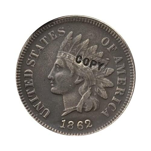 1862 Indian head cents coin copy