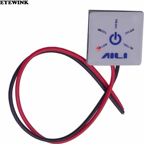 1S 2S 3S 4S Lead acid lithium iron phosphate battery power display panel with under voltage indicator