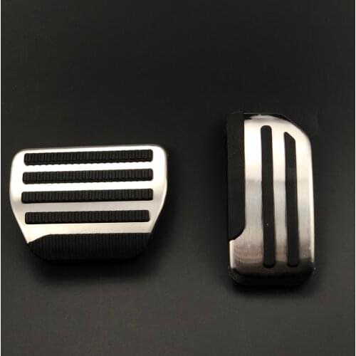 Car accessories Stainless steel Steel No-Drill Gas Brake Pedal Cover For Nissan Altima Sentra Sunny Maxima Sylphy Tiida Juke