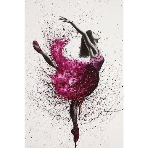 Ballet Art Beauty Woman Diamond Painting Round Full Drill Nouveaute DIY Mosaic Embroidery 5D Cross Stitch Oil Portrait Pattern