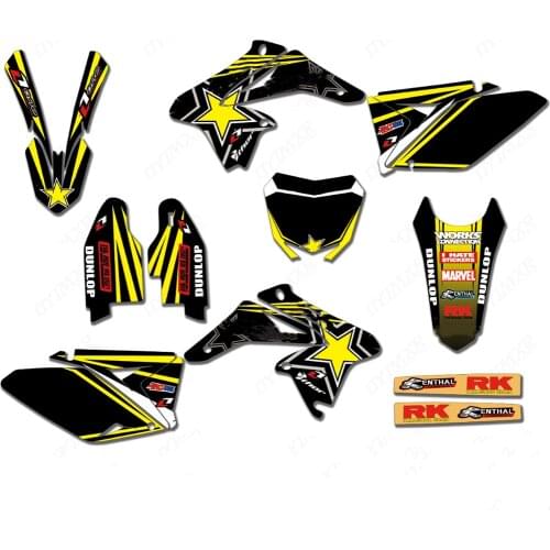 Free Custom Graphics Stickers Decals kits for Suzuki RMZ250 RMZ-250 RMZ 250 2010 2011 2012 2013 2014 2015 2016 2017 2018 2019