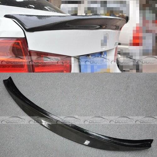 Carbon Fiber Rear Trunk Spoiler Wing Boot For BMW F30 F31 2012-UP