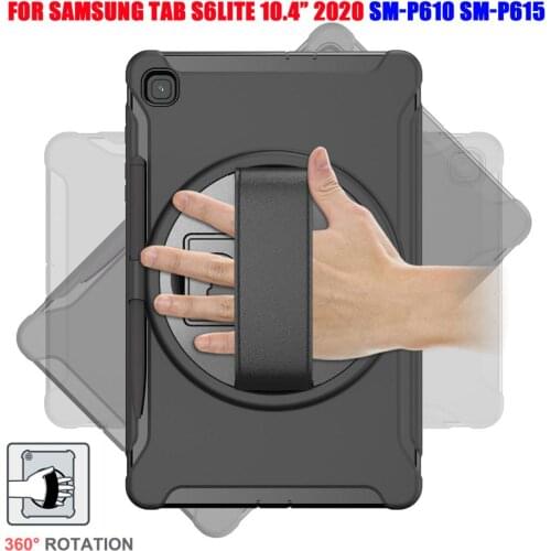 Case For Samsung Galaxy Tab S6 Lite 10.4" SM-P610 P615 Tablet Case Shockproof Armor Heavy Protective Duty Stand Tablet Cover