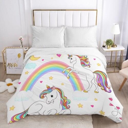 Cartoon Childrens Duvet cover Quilt/Blanket/Comfortable Case Bedding for kids baby boy girls 140x200 240x220 for Home Car moon