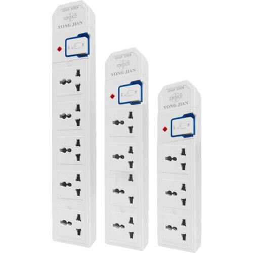 Multiple AC Electrical Rewireable Power Strip 3 4 5 6 Outlets US EU UK AU CN Outlets Extension Socket Cord Cable 10A 250V 2000W