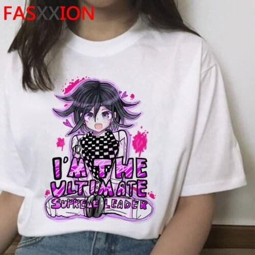 Ouma Kokichi Danganronpa Ouma Kokichi Kokichi Ouma Danganronpa V3 tshirt female print white t shirt couple tumblr harajuku