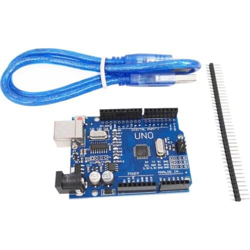 Cool Version R3 ATMEGA328P Development DIP ATMEGA16U2 Module USB Cable Replacement Board USB Cable R3 Board, Blue Cool R3 Module