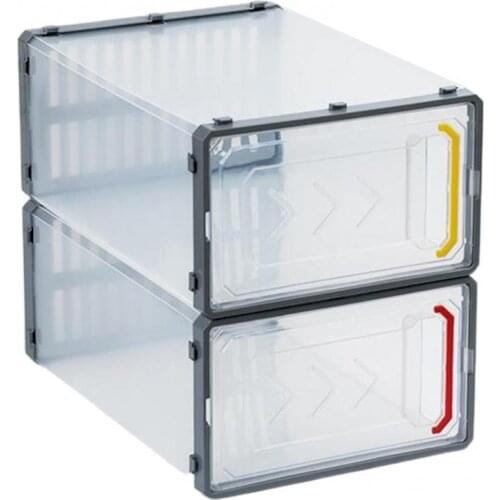 Shoebox Acrylic Plastic Thickened Shoebox Transparent Dustproof Moistureproof Shoebox Large Storage Household Simple Shoebox