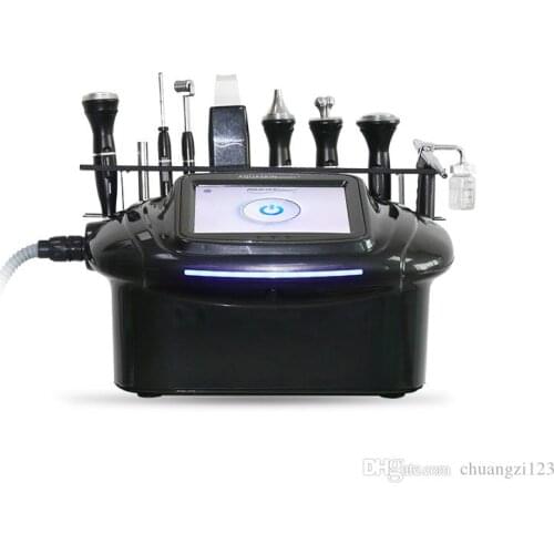 Best microdermabrasion facial RF Lifting skin rejuvenation lightening Hydro diamondFacial Machine for Skin Care cleaning with 9