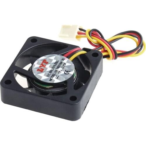 M5TE DC 12V 0.10A 3-Pin 40x40x10mm PC Computer CPU System Brushless Cooling Fan 4010