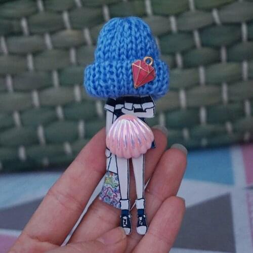 Models brooches cloth pins brooch woman badges pins clothing accessories