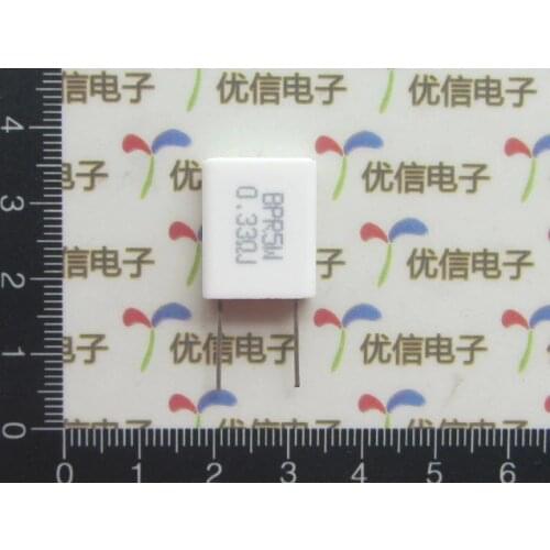 10pcs 0.33R 5W Non-inductive Resistor BPR56 0.33Ohm 5% 0.33R Cement Resistor 5w resistor