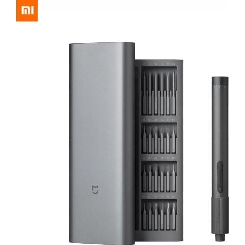 New Xiaomi Mijia Electric Precision Screwdriver Type-C Charging Port Two-speed Adjustable 400 Screw Aluminum Alloy Box 24 S2