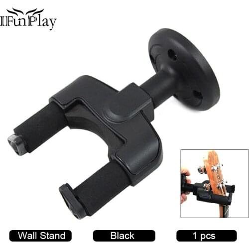Plastic Guitar Wall Hanger Rack Hook Stand for Guitar Bass Ukelele Erhu Display High Quality Music Stand Holder Guitar Part