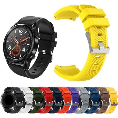 Silicone Strap For Huawei Watch GT Active NFC Smart watch Accessories Bracelet Strap 22mm sport watchband For HUAWEI WATCH GT