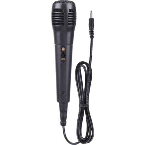 Handheld 6.5mm Wired Uni-directional Dynamic Karaoke Microphone Public Transmitter KTV Karaoke Recording with Audio Cable