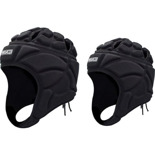 Perfeclan 2x Breathable Goalkeeper Soccer Goalie Helmet Head Protector Guard Goalkeeper Helmets for Outdoor Sports