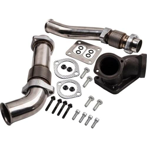 Turbocharger Bellowed Up Pipe Kit for Ford 1994-1997 7.3L Powerstroke Stainless
