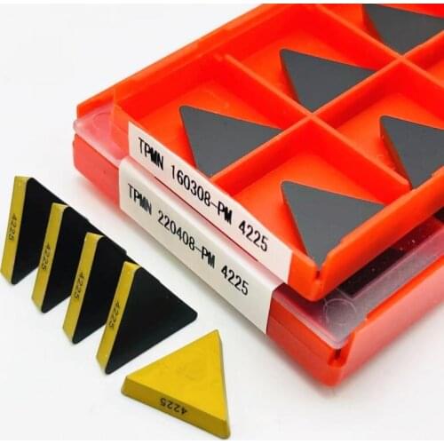 High Quality Milling Turning Tool TPMN160308 TPMN220408 PM4225 PM 4225 CNC LatheTool Carbide Insert TPMN 160308 Steel Processing
