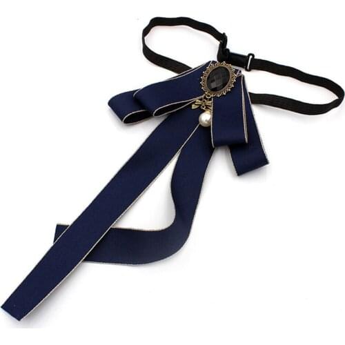 Feminine Solid Color Bowtie Casual Bow tie For Women Uniform Collar Butterfly Bowknot Adult Bow Ties Cravats Girls Bowties