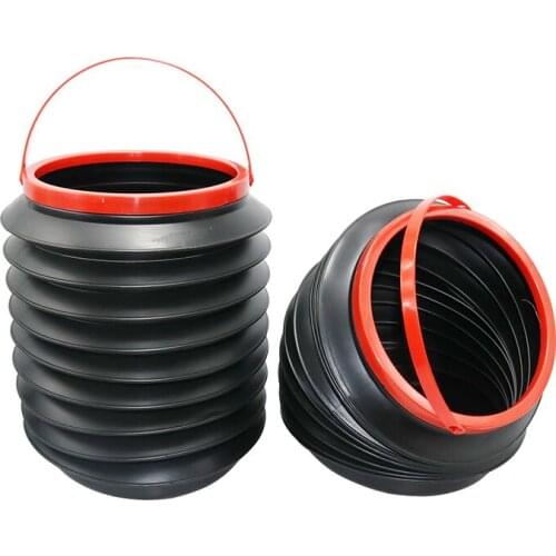 1 pcs Car trash bin foldable Car storage box car trash bag hanging telescopic waterproof portable car umbrella storage in car