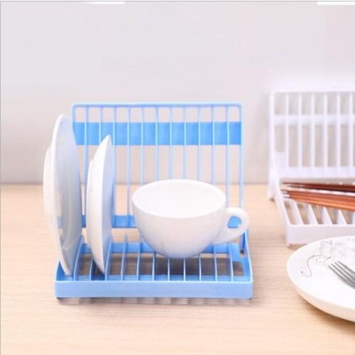 1pcs X Kitchenware Storage Rack Multifunctional Drain Dish Rack Cabinet Creative Folding Dish Plastic Holder