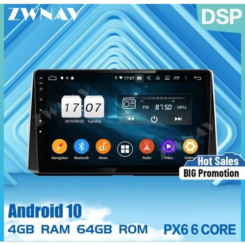 2 din PX6 IPS touch screen Android 10.0 Car Multimedia player For Toyota Corolla 2019 2020 audio radio stereo GPS navi head unit
