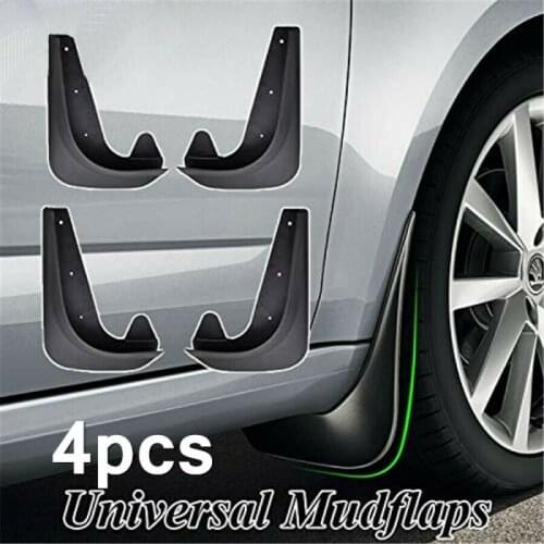 4PCS Universal Car Mud Flaps Splash Guards for Front or Rear Auto Accessories Mudguard Auto Replacement Part Exterior Part