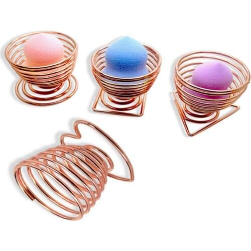420pcs/lot Small size Makeup Sponge Puff Holders Cosmetic Puff Display Stand Gourd Sponge Egg Drying Holder Bracket Support