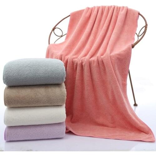 Coral velvet bath towel 70*140cm microfiber adult bath to increase thickening water soft towels bathroom