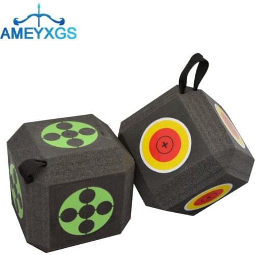1Pc 3D Cube Reusable Archery Target Shooting Hunting Bow Suit Compound Recurve Bow Hunting Targets for All Arrow Types
