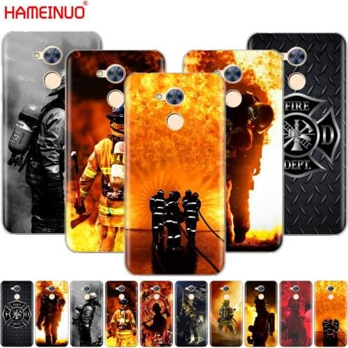 HAMEINUO Firefighter Heroes Fireman Cover phone Case for Huawei Honor 10 V10 4A 5A 6A 7A 6C 6X 7X 8 9 LITE