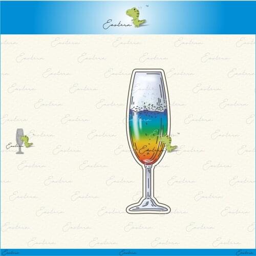 Crystal Flutes metal cutting dies 2021 new diy molds Scrapbooking Paper Making die cuts crafts