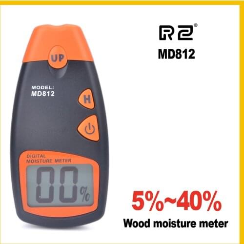 RZ MD812 Wood Moisture Meter Measure Range 2~40%RH with two Test Pins