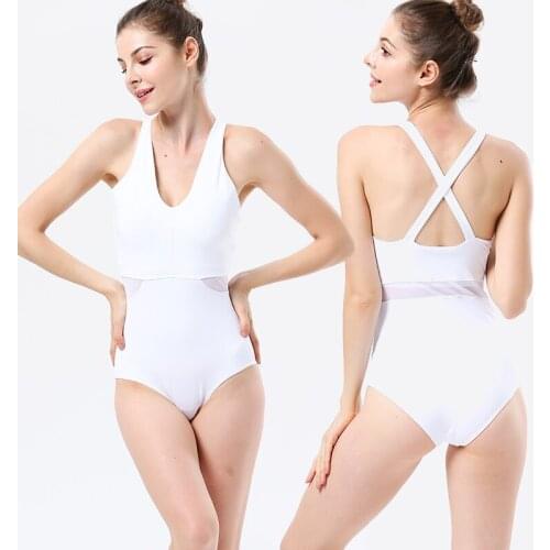 Air yoga suit body shaping ballet dance training suit jumpsuit college art examination sexy gymnastics suit