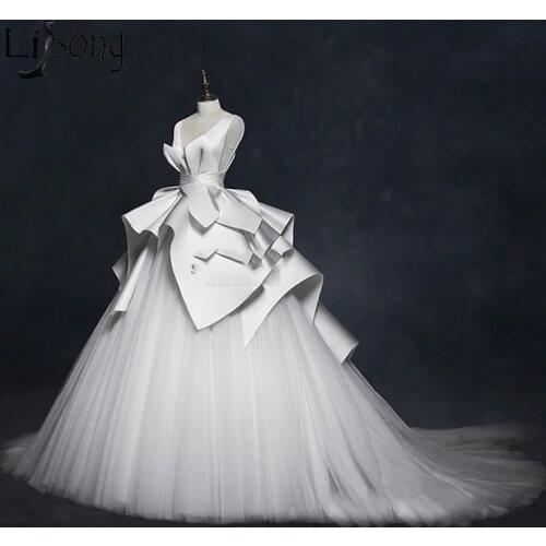 Lisong V-neck Wedding Dresses