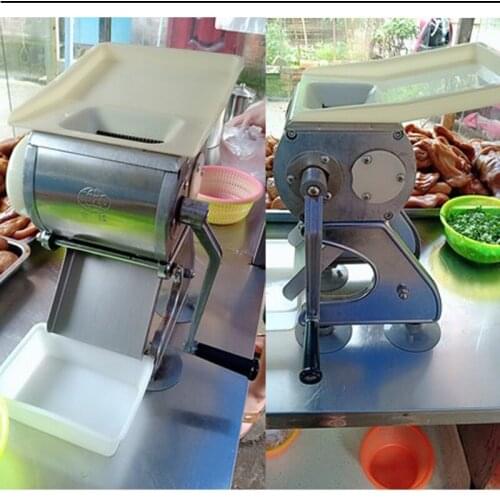 Small manual meat cutter stainless steel dicing machine one machine multi purpose high quality durable free shipping