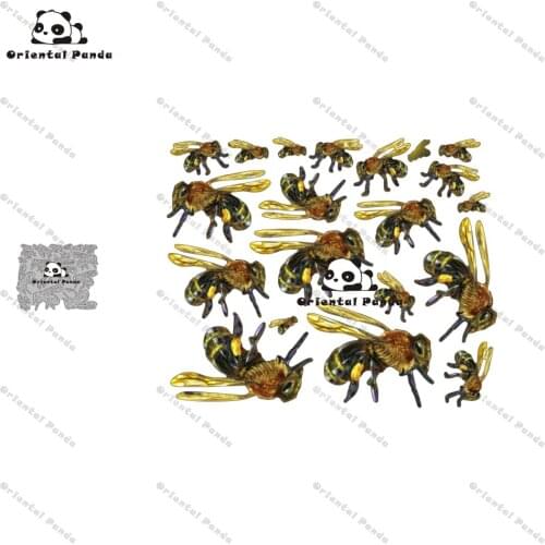 New Dies honeybee Metal Cutting Dies diy Dies photo album cutting dies Scrapbooking Stencil Die Cuts Card Making craft dies