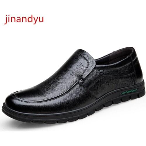 Men Loafers Shoes Genuine Leather Casual Shoes Man Business Shoe Non Slip Grace Brown Black Formal Shoes for Men Dressing Shoes