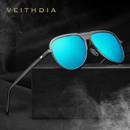 New VEITHDIA Brand Mens Aluminum Magnesium Sunglasses Polarized Eyewear Accessories Male Sun Glasses For Men/Women gafas VT6880