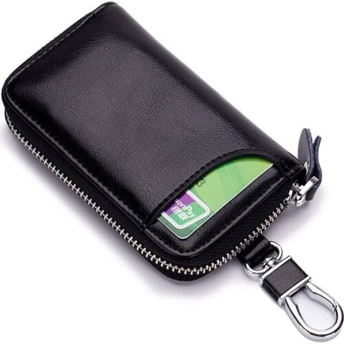 New Genuine Leather key wallets Unisex Multifunction card holder Keys Organizer Men Car Key Holders Ladies Smart Housekeeper