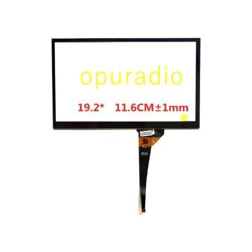 Free shipping Original new 8 inch 10pin Capacitive touch screen 192x116 cm for car dvd gps touch screen